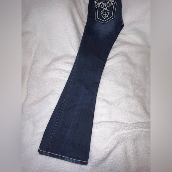 Miss Me Bootcut Low-rise Dark Wash Jeans - Picture 5 of 7